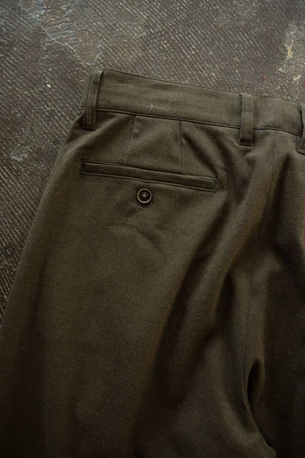 【26AW】2-Tack Wide Slacks/2タックワイドスラックス(OLIVE)