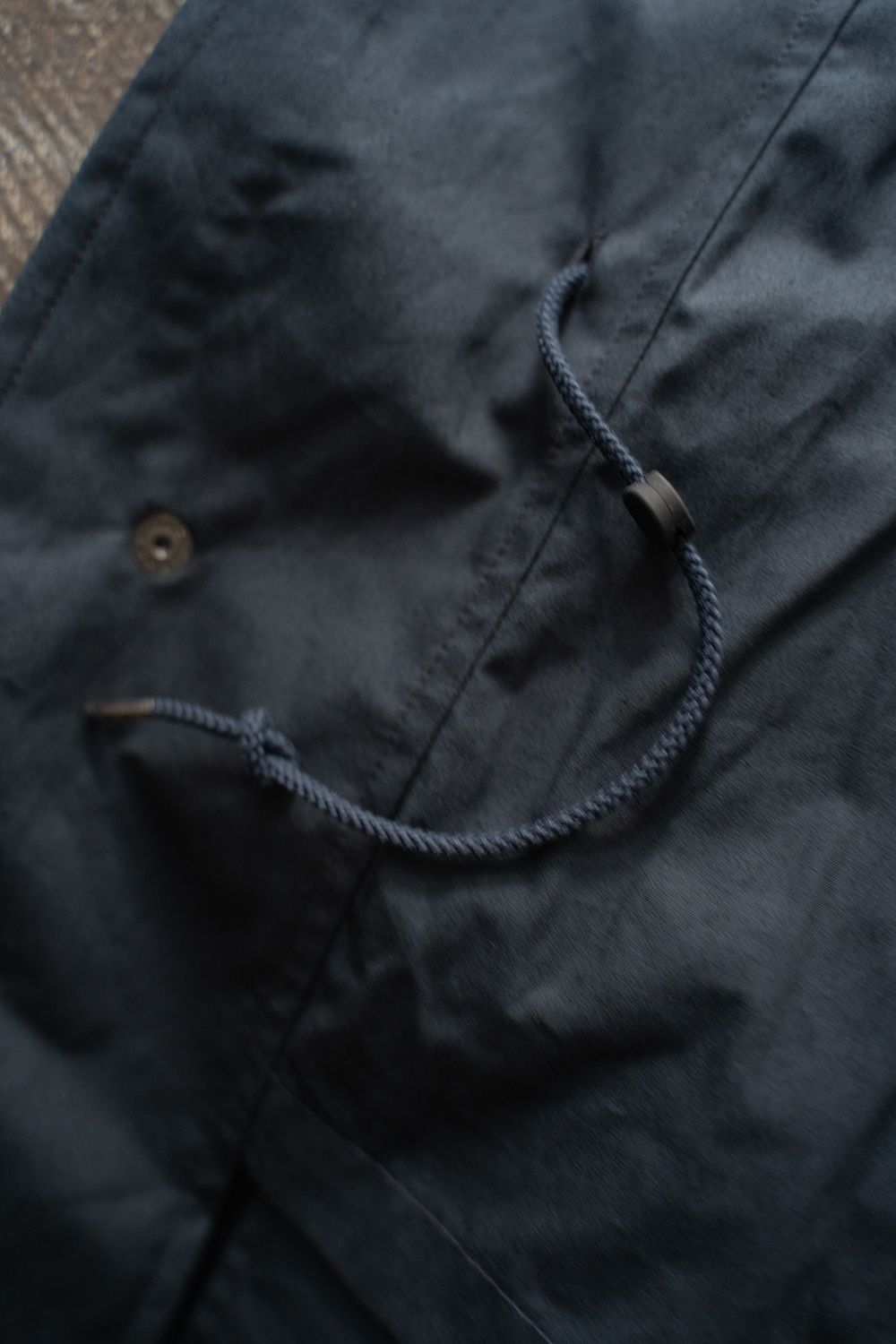 【ラスト1点】【24AW】撥水コットンウェザーステンカラーコート(NAVY)