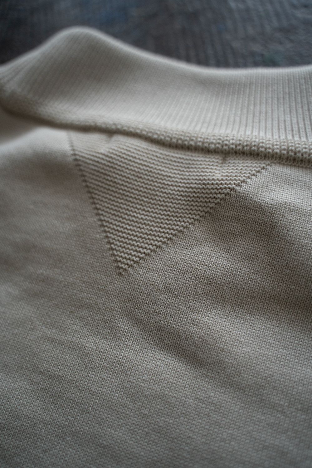 Akisora Mock Neck Knit(PEARL GRAY)