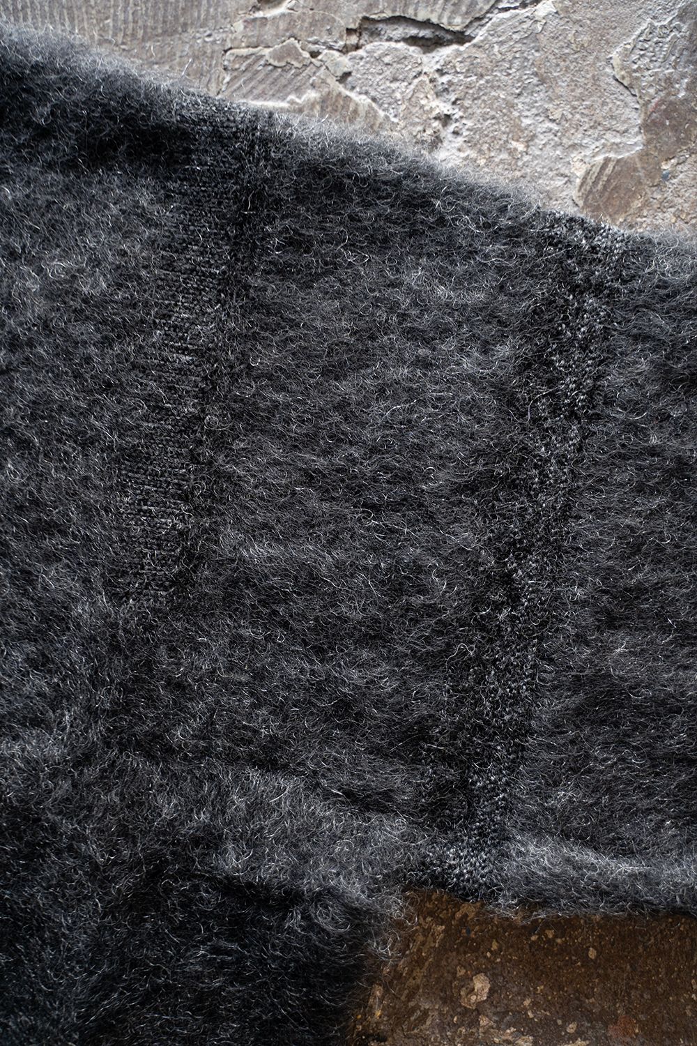 【ラスト1点】【24AW】Akane Mohair Knit(BLACK)