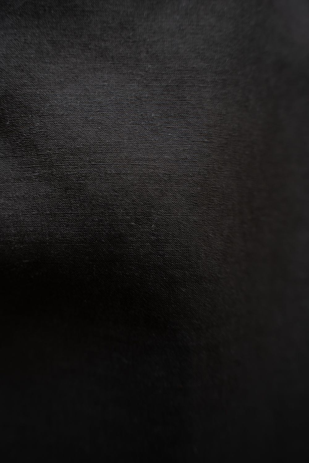 【26SS】セルロース×ラミーオープンカラーシャツ(BLACK)