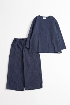 "calm"pajama /パジャマ(セットアップ)【ユニセックス】(DENIM)