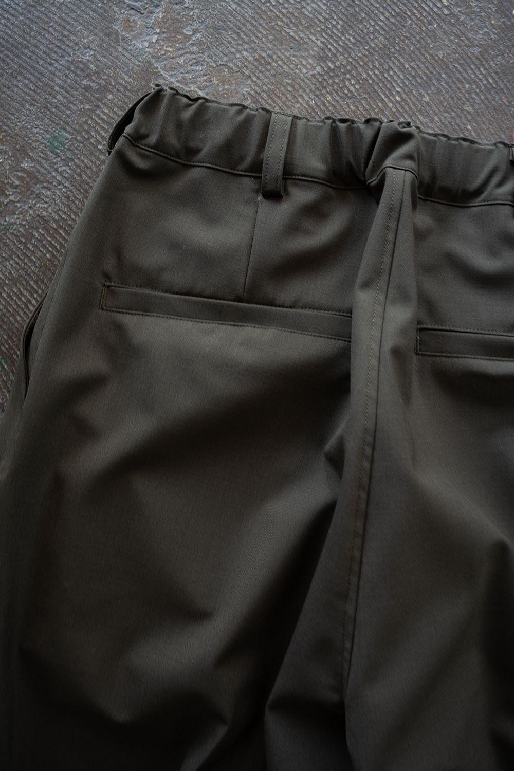 【26SS】Summer Wool 3 Pleat Pants(KHAKI)