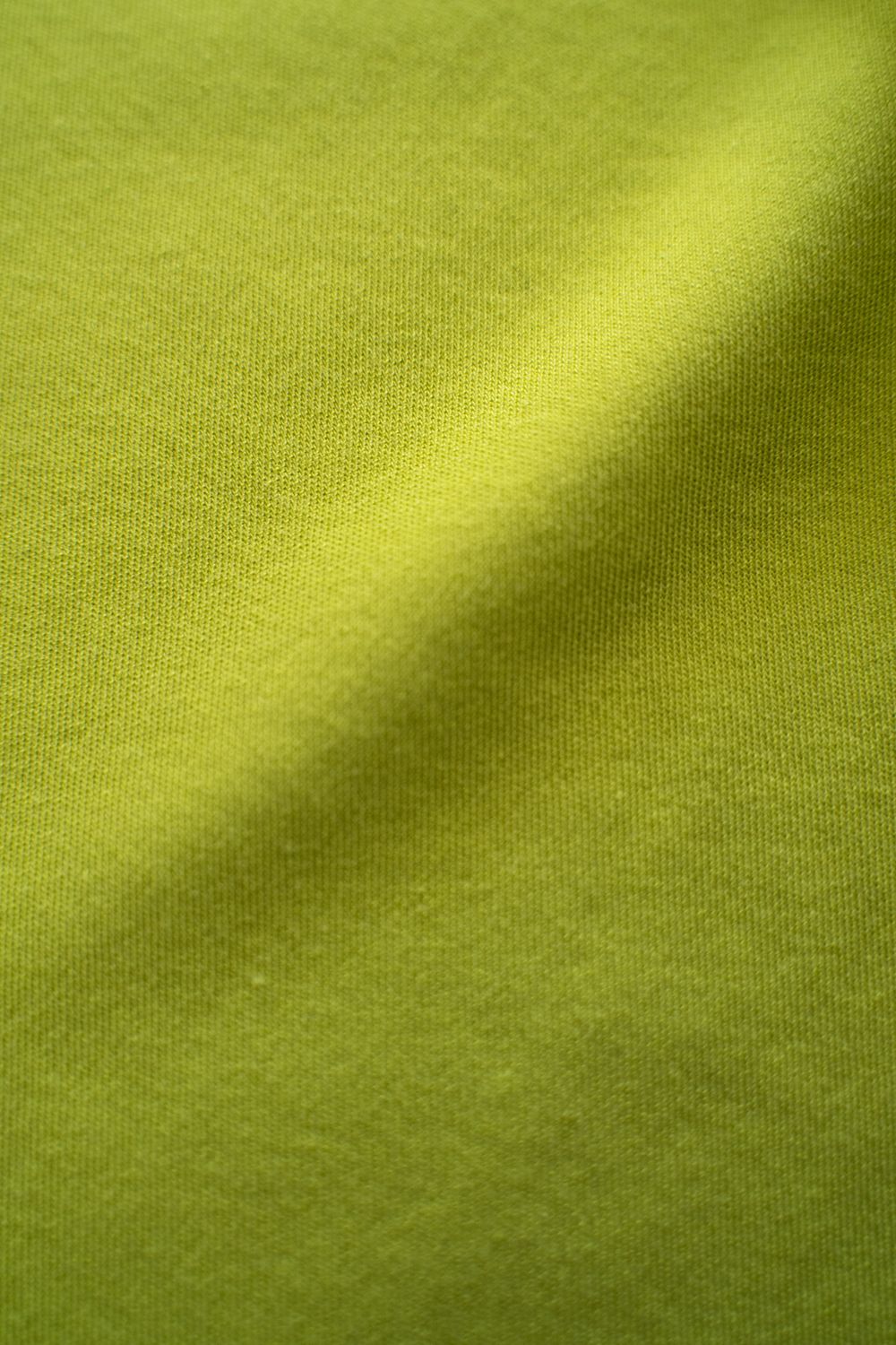 【ラスト1点】強撚コットンスムースTシャツ(YELLOW)