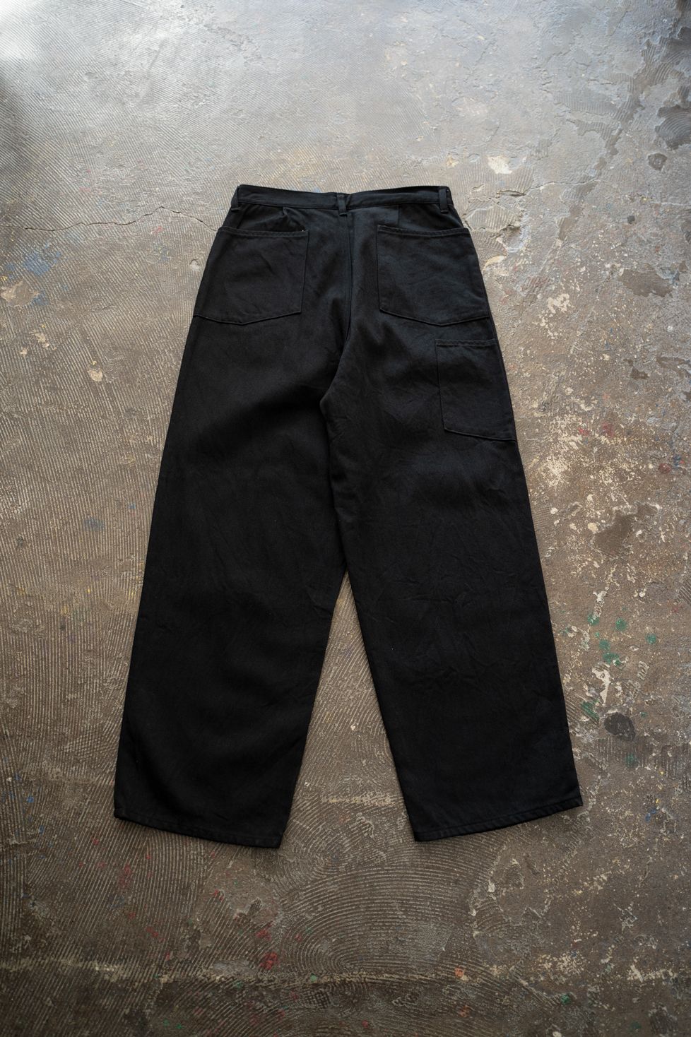 【25AW】12ozデニムワンタックパンツ(BLACK)