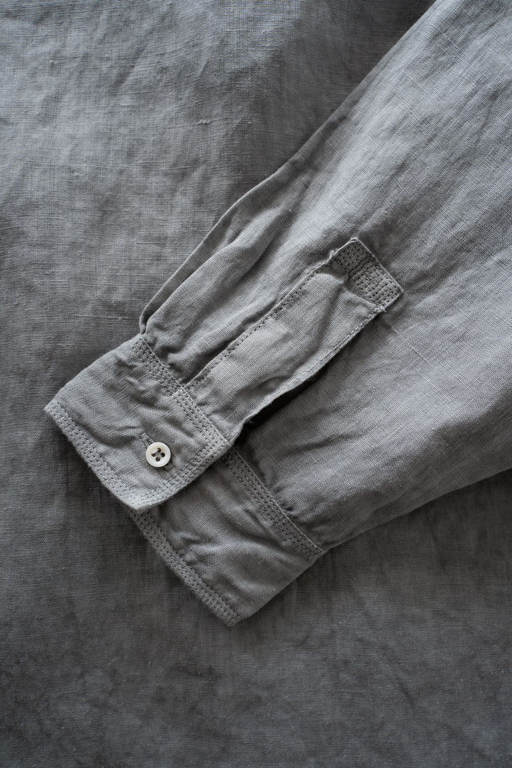 大麻シャツ 3(薄炭)