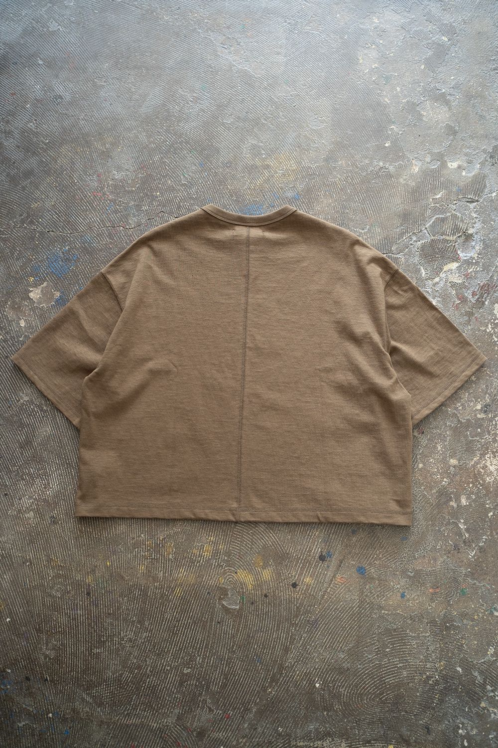 【ラスト1点】【24SS】Vintage Wide Crop P/O/ヴィンテージワイドクロッププルオーバー(OLIVE)
