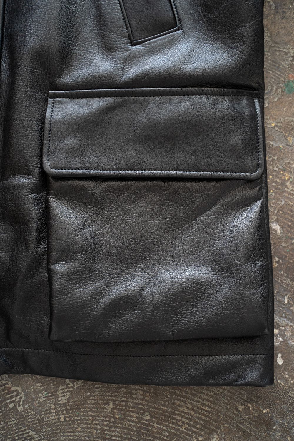 【24AW】Riding Leather Jacket/ライディングレザージャケット(BLACK)