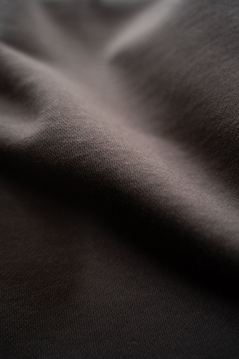 【25AW】裏毛ワンタックスラックス(BROWN CHARCOAL)