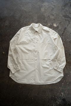 【25AW】ガーメントダイオーバーシャツ(ECRU)