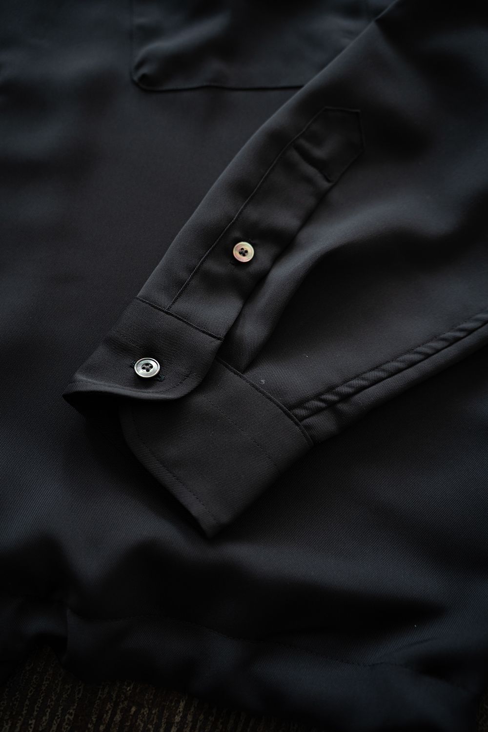 【ラスト1点】【26SS】PE Drape Fatigue Shirt/ポリエステルドレープファティーグシャツ(GRAY)