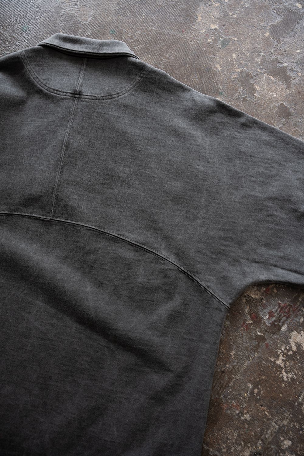 【26SS】Pigment Dyed Dolman Polo Shirt(CHARCOAL)