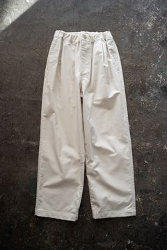 【ラスト1点】【24AW】ストレッチモールスキンイージーパンツ(ECRU)