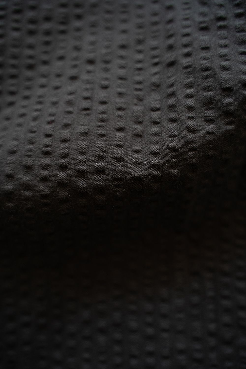 【25SS】"week s/s"pajama【セットアップ】(seersucker BLACK)