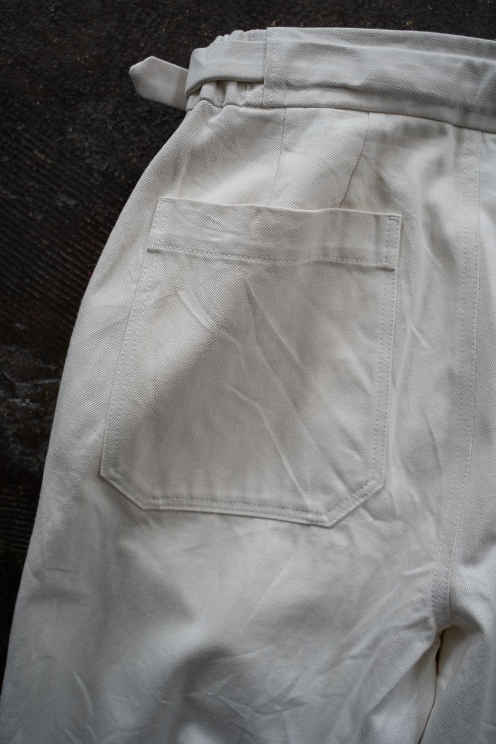 【ラスト1点】【24SS】2-Tack Denim Pants/2タックデニムパンツ(OFF WHITE)