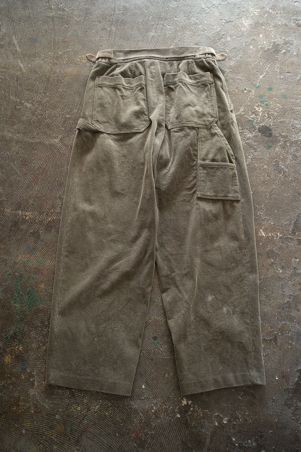 【ラスト1点】2-Tack Corduroy Painter Pants/2タックコーデュロイペインターパンツ(BROWN)