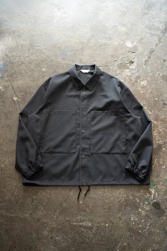 【ラスト1点】【25AW】モヘア混シャツジャケット(CHARCOAL)