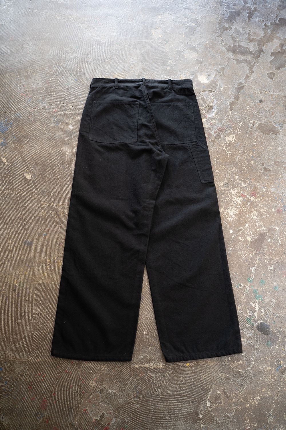 【25AW】Wool Cotton Work Pants(BLACK)