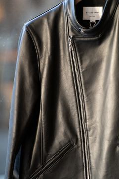 【定番人気】セミシングルカウレザーライダース