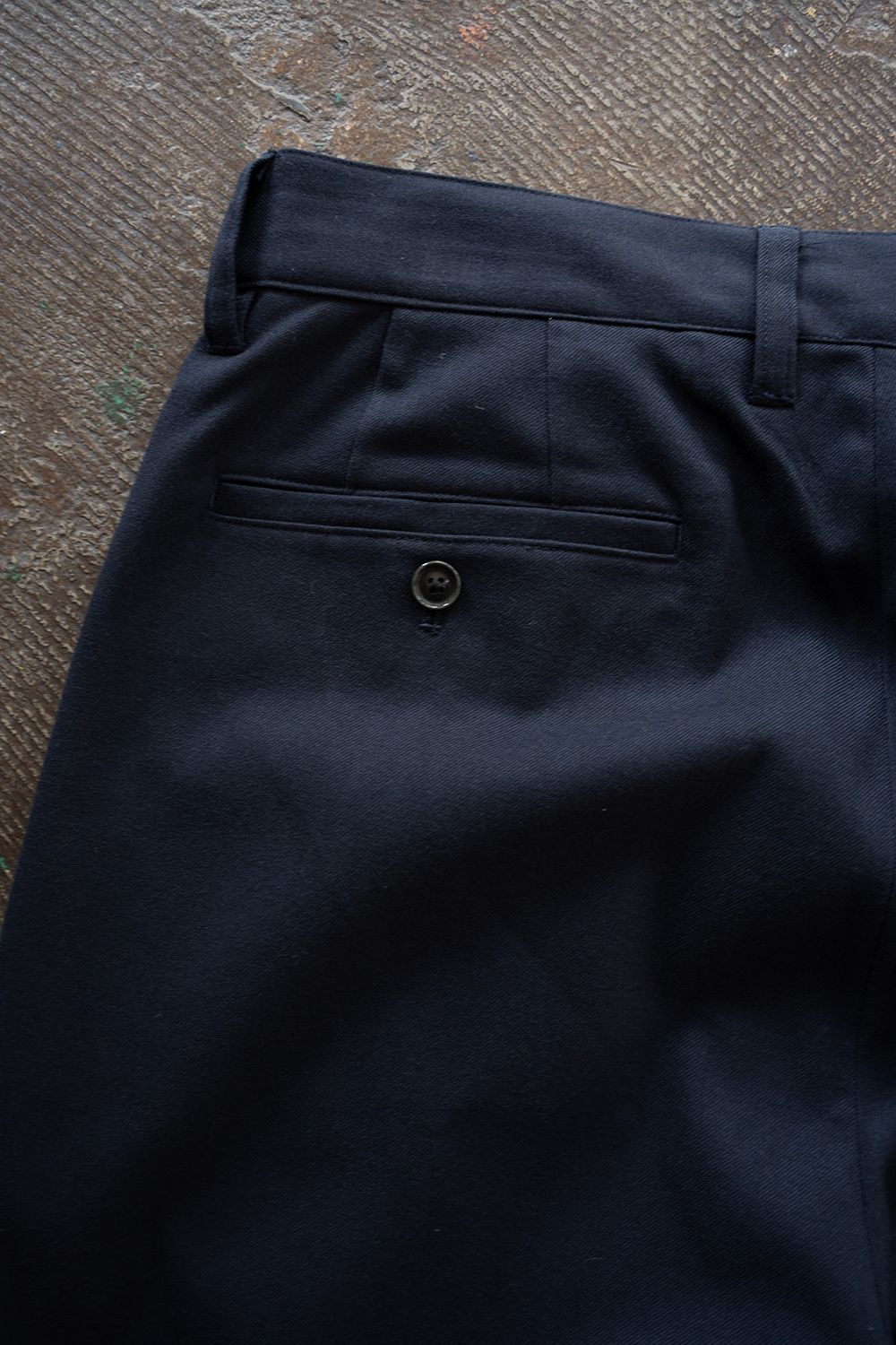 【26AW】2-Tack Wide Slacks/2タックワイドスラックス(NAVY)