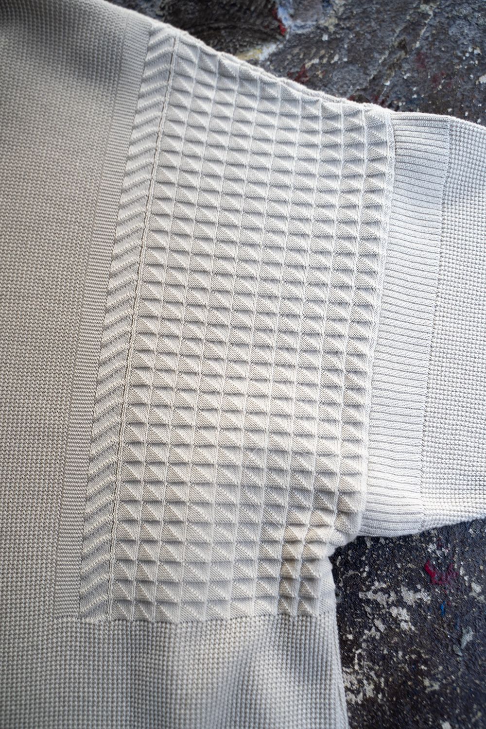 【ラスト1点】【22SS】Hyoka Knit Polo(PEARL GRAY)
