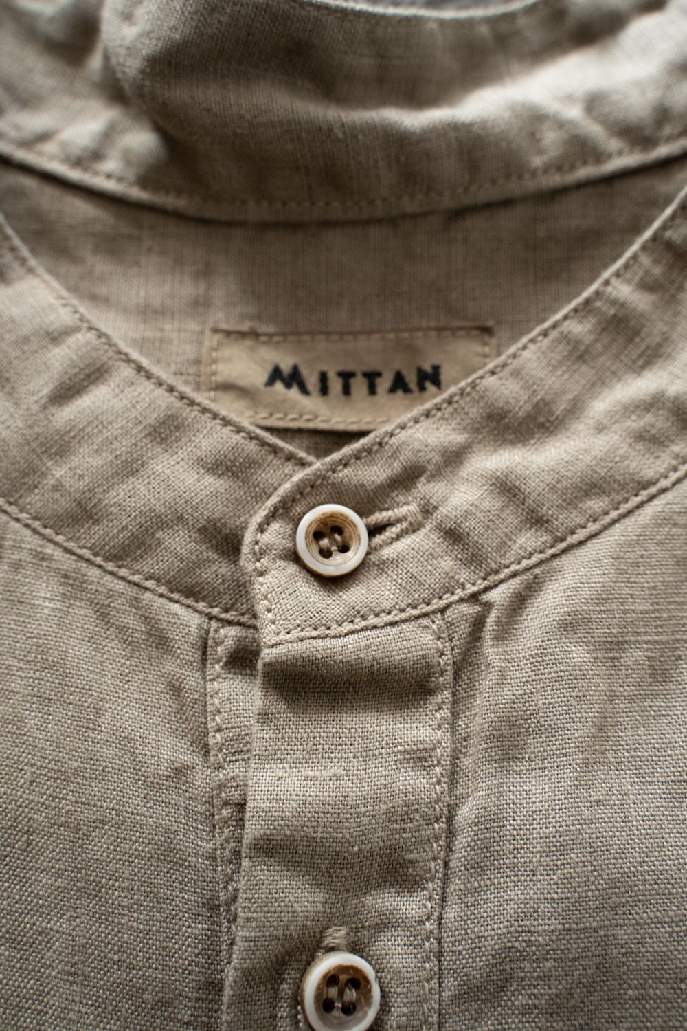 大麻シャツ 3(珈琲)