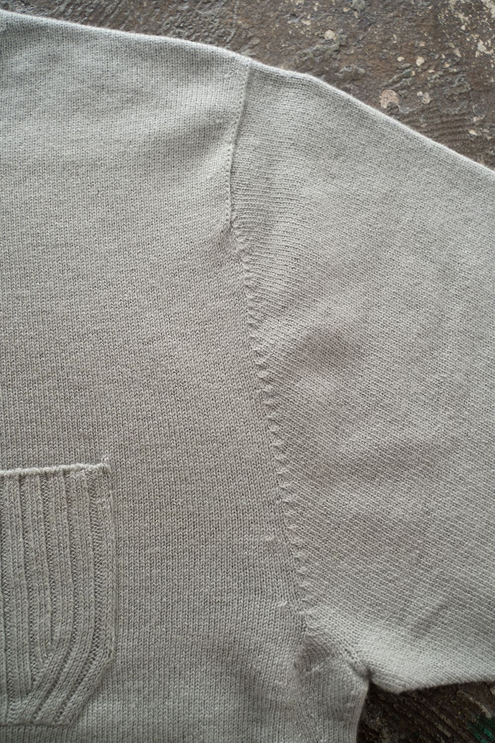 【ラスト1点】【22AW】カシミア混ホールガーメントニット(TAUPE)