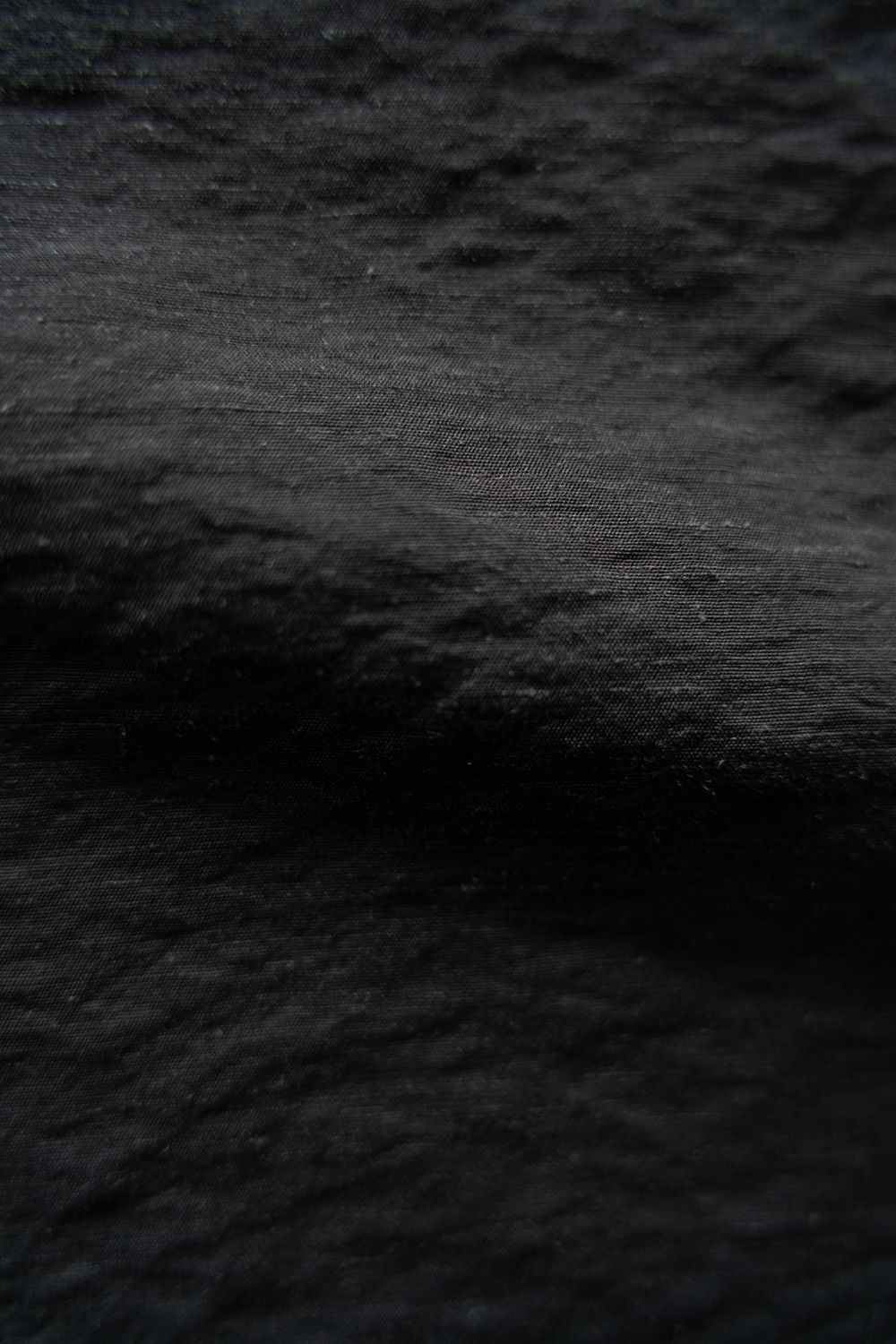 【ラスト1点】【25SS】レーヨン×リネン半袖スキッパーシャツ(INK BLACK)