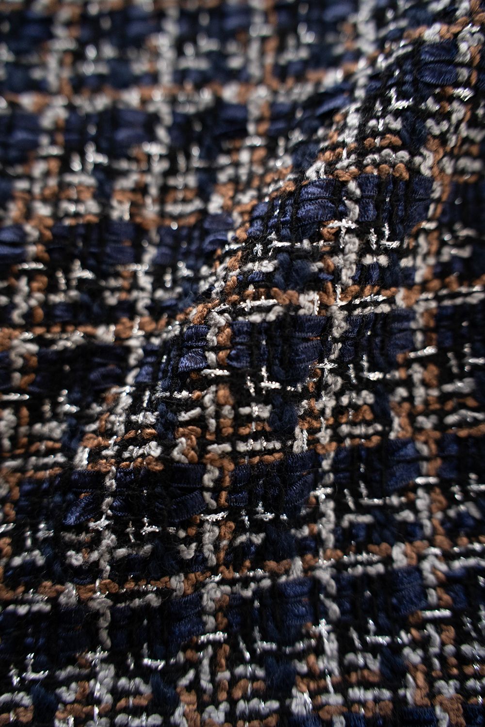 【ラスト1点】【26SS】Summer Tweed Tailored Jacket/サマーツイードテーラードジャケットジャケット(NAVY)