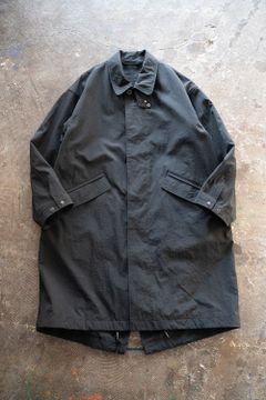 【ラスト1点】【23SS】タスランナイロンフィッシュテールコート(INK BLACK)