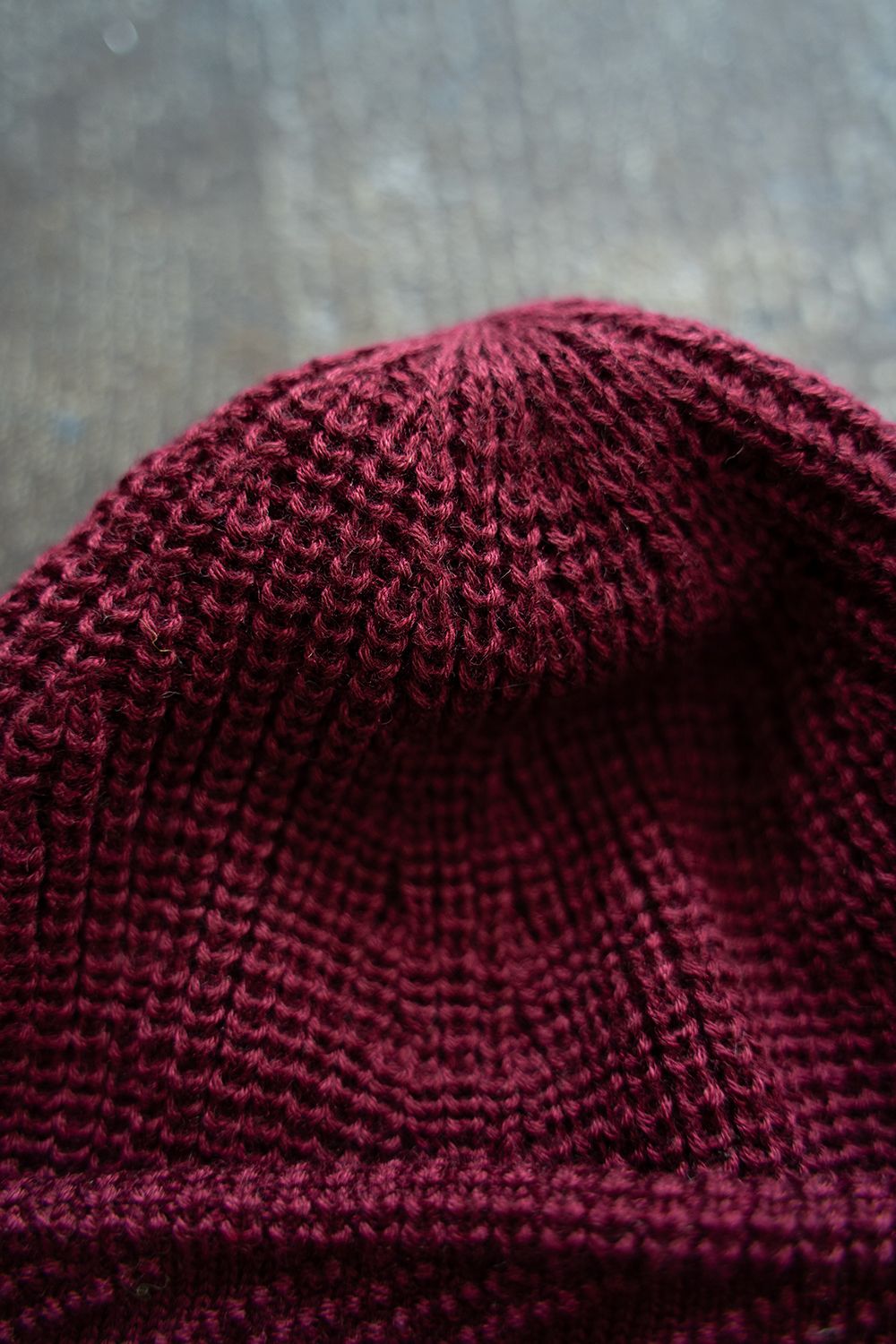 【23AW】Yagasuri Knit Cap(BURGUNDY)