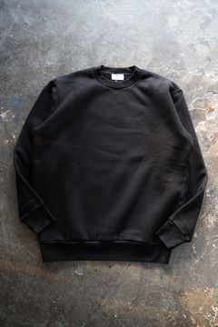 【ラスト1点】【23AW】Loose Fit Crew Neck Sweat(PURE BLACK)
