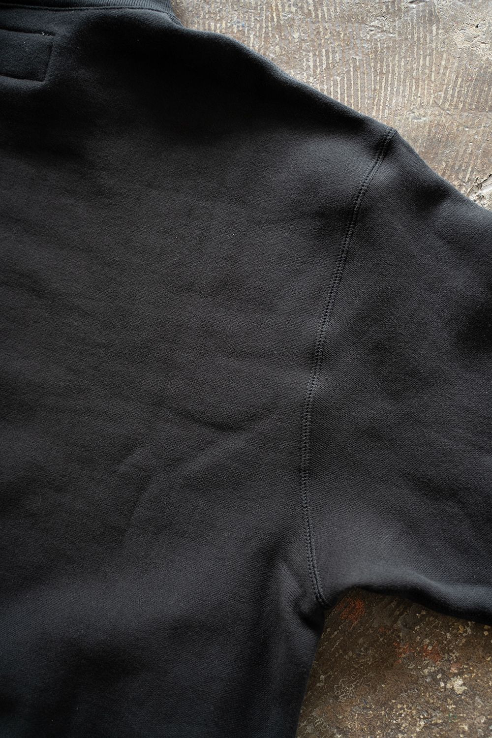 【ラスト1点】【24AW】ハーフジッププルオーバースウェット(BLACK)