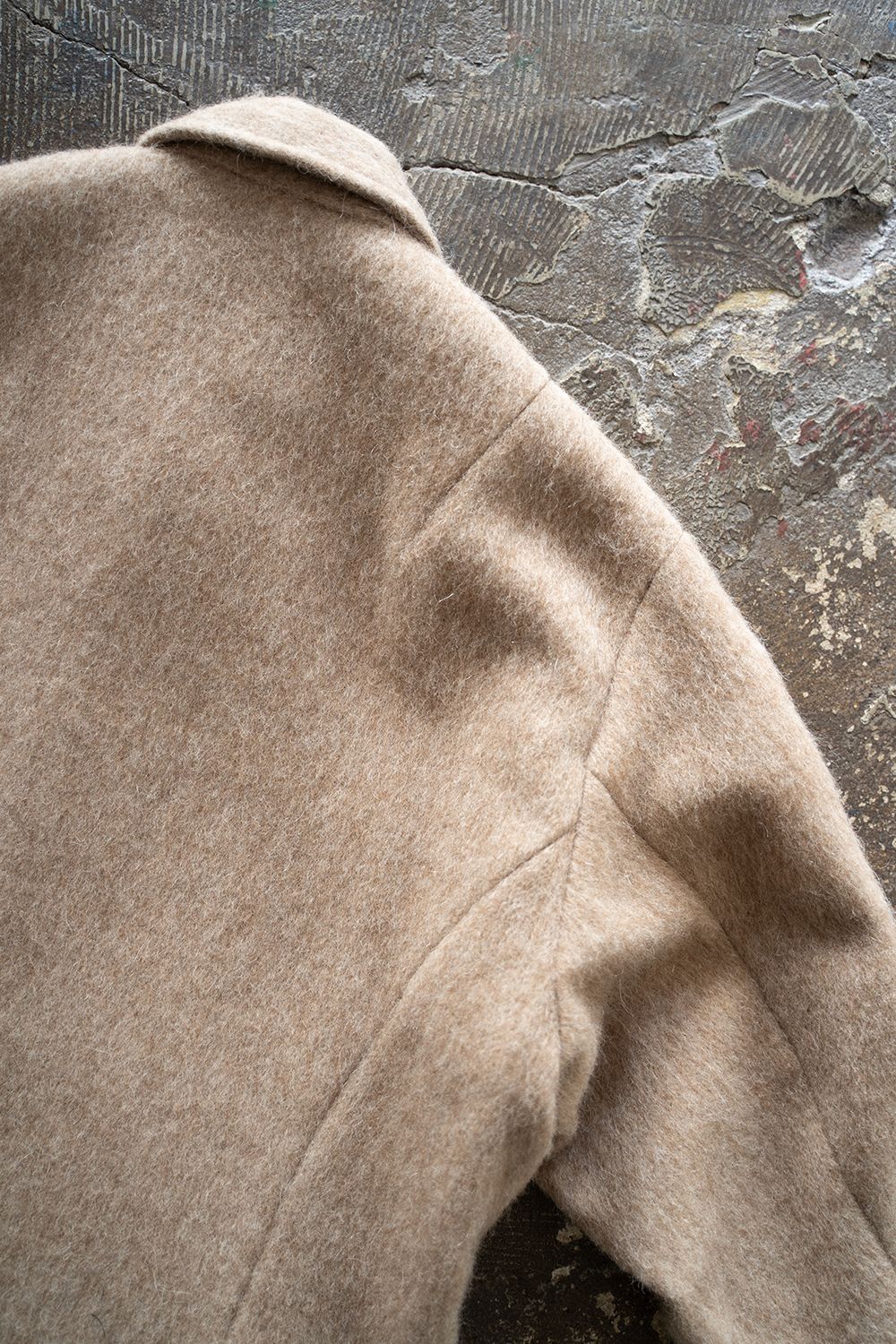 【25AW】Mohair Shaggy Zip Jacket/モヘアシャギージップジャケット(BEIGE)