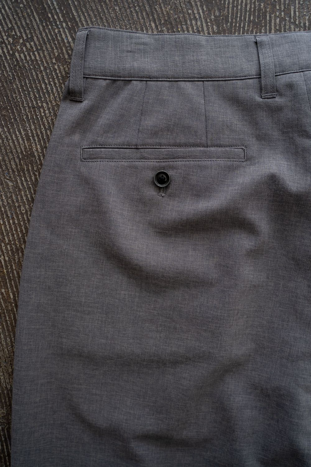 【26SS】2-Tack Wide Slacks/2タックワイドスラックス(GRAY)