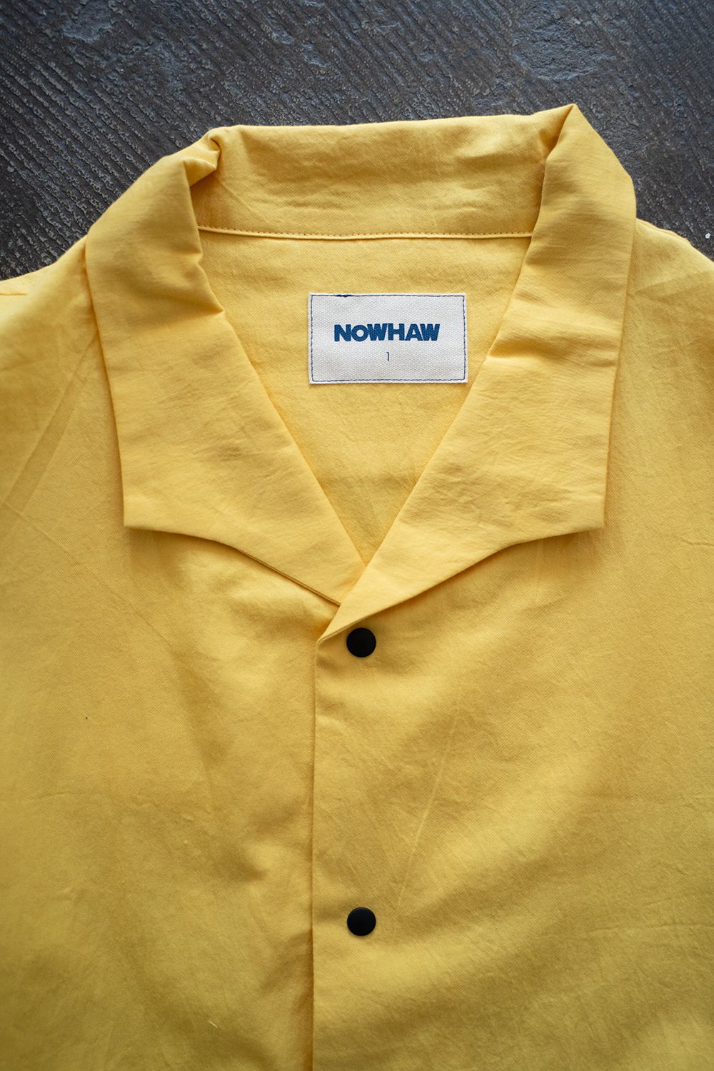 【ラスト1点】【25SS】"week s/s"pajama【セットアップ】(washed cotton YELLOW)
