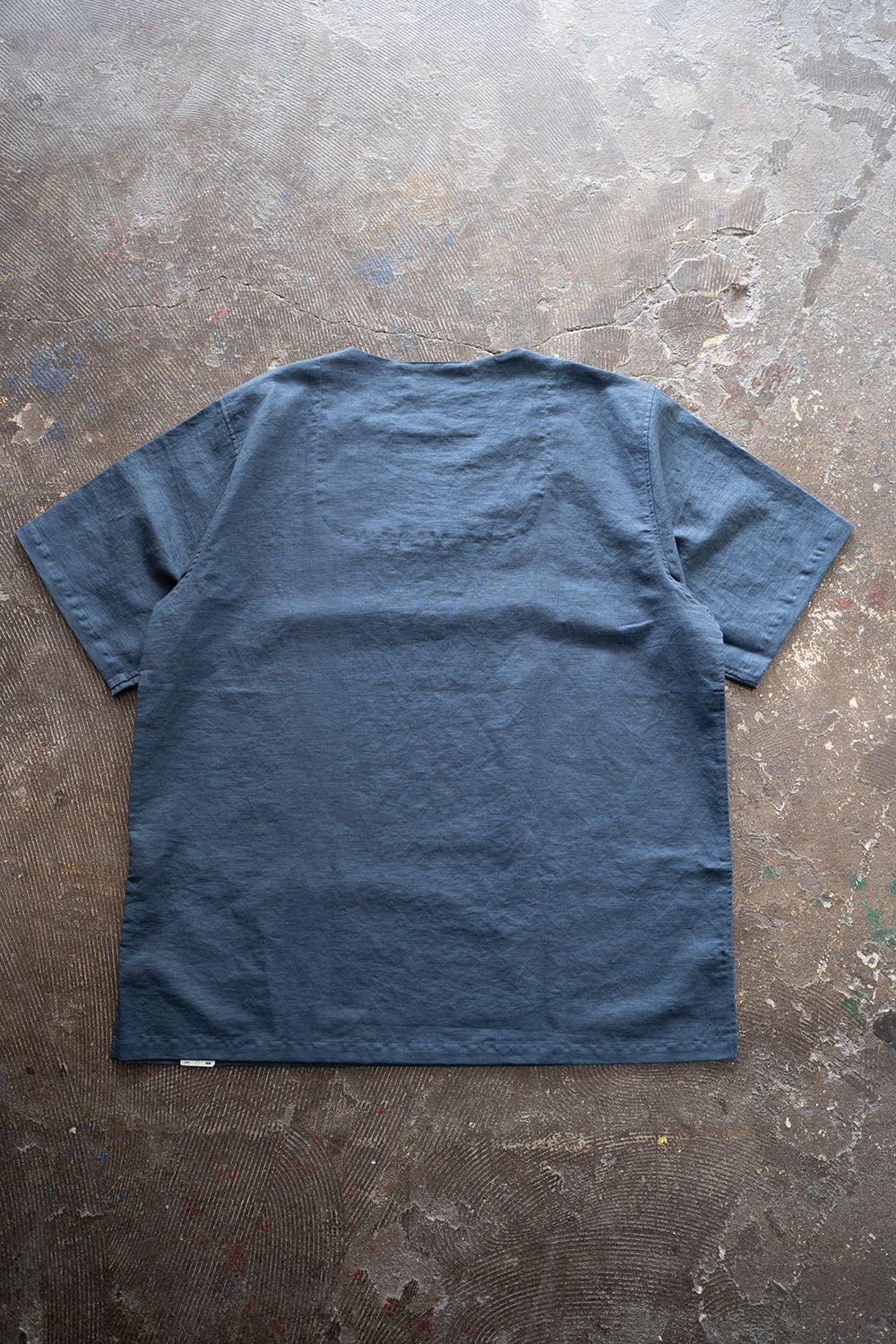 【ラスト1点】"zen "pajama linen cotton/パジャマ(セットアップ)【ユニセックス】(NAVY)