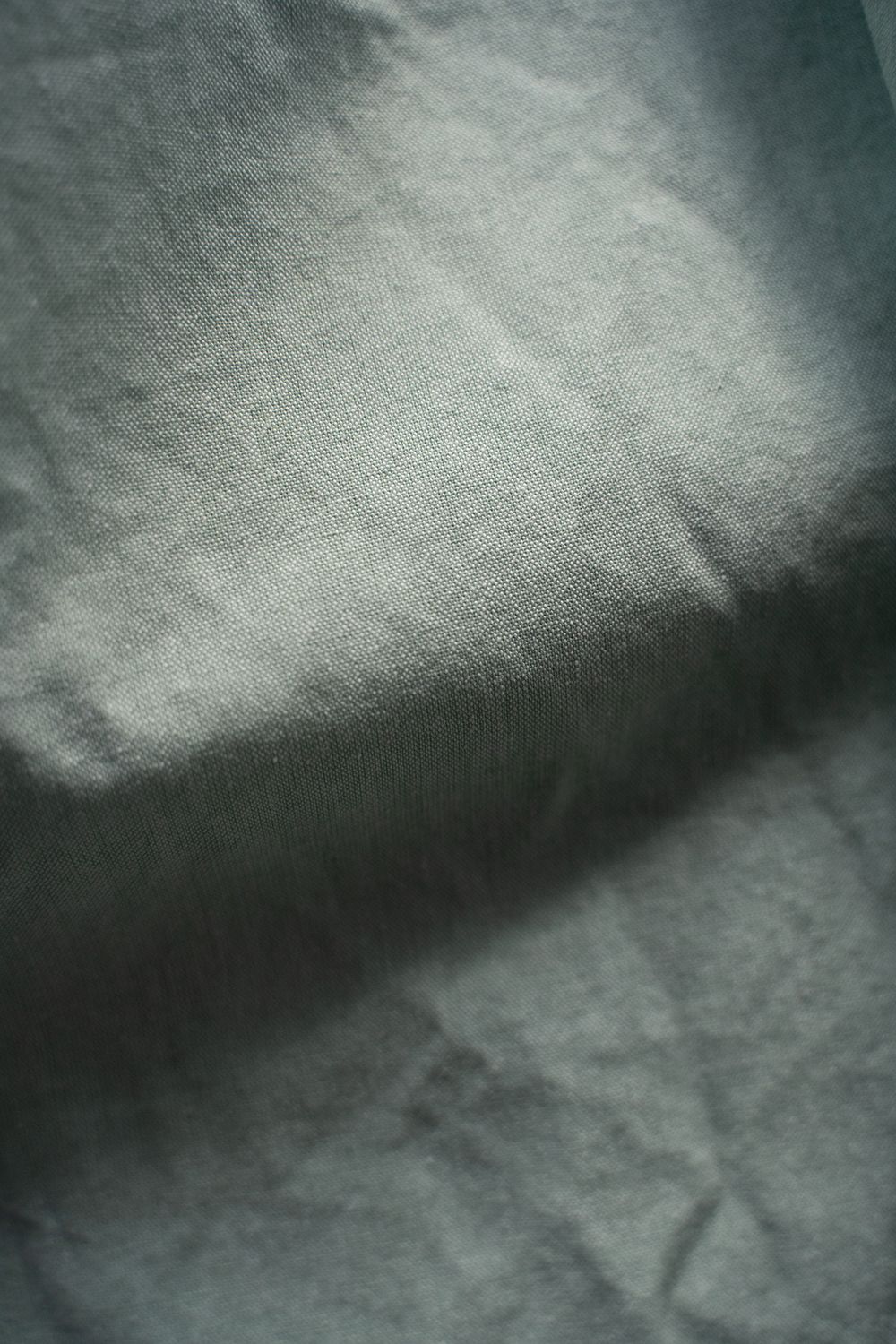 【ラスト1点】【23SS】T/C Chambray Gathered Pants/ポリエステルコットンシャンブレーギャザーパンツ(GREEN)