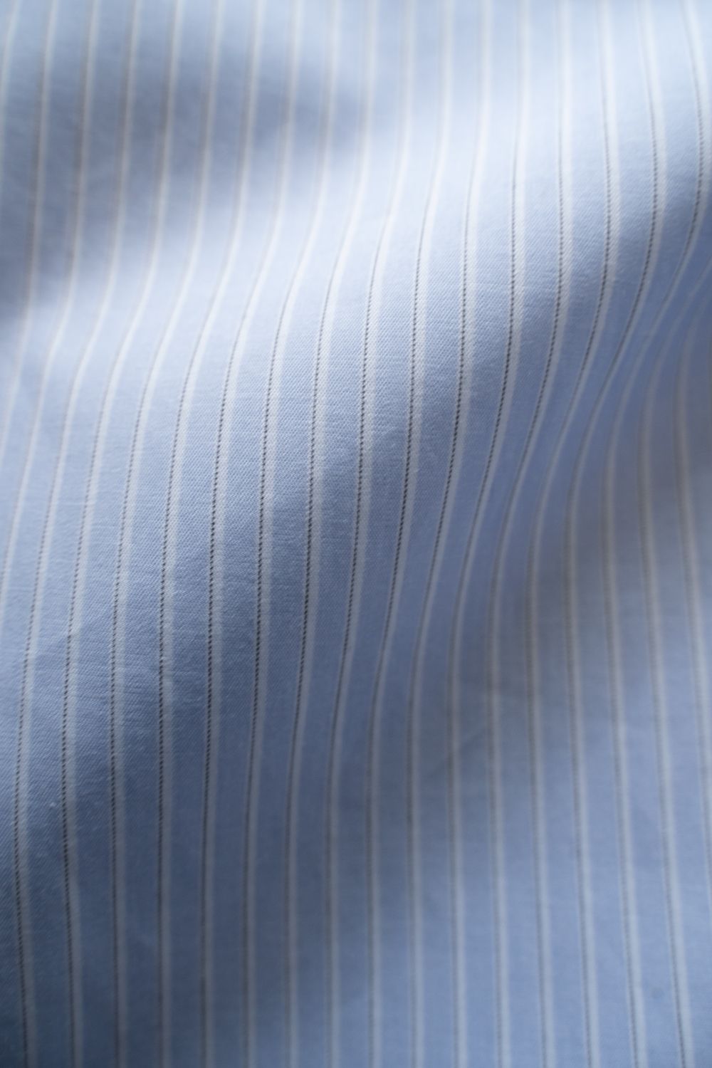 【ラスト1点】【25AW】ブロードレギュラーカラーシャツ(BLUE STRIPE)