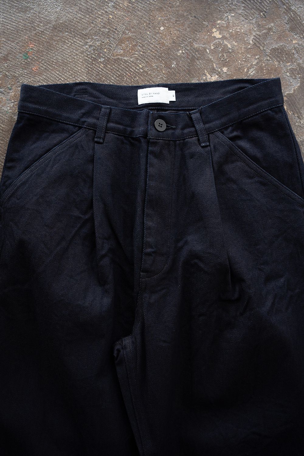 【26AW】12ozデニムディープタックパンツ(DARK NAVY)