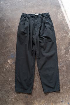 【ラスト1点】【24SS】ガーメントダイ4タックイージーパンツ(BLACK NAVY)