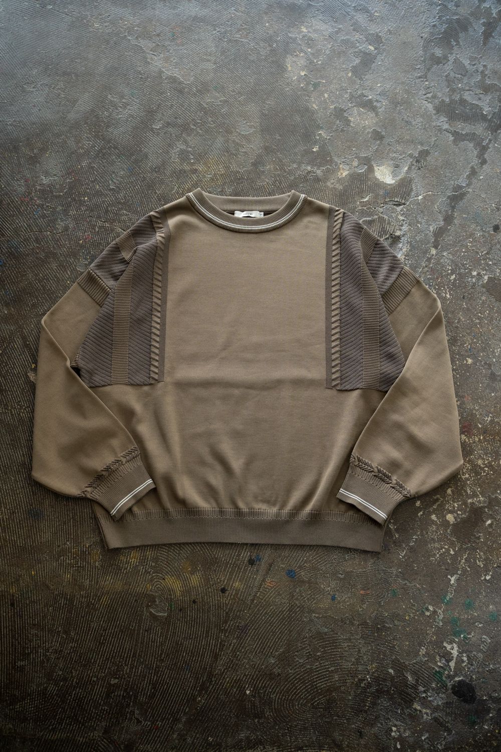 【ラスト1点】【25AW】Shimobashira Knit(BEIGE)