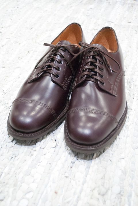 【ラスト1点】【定番人気】Military Derby Shoe(BURGUNDY)【No.1128】