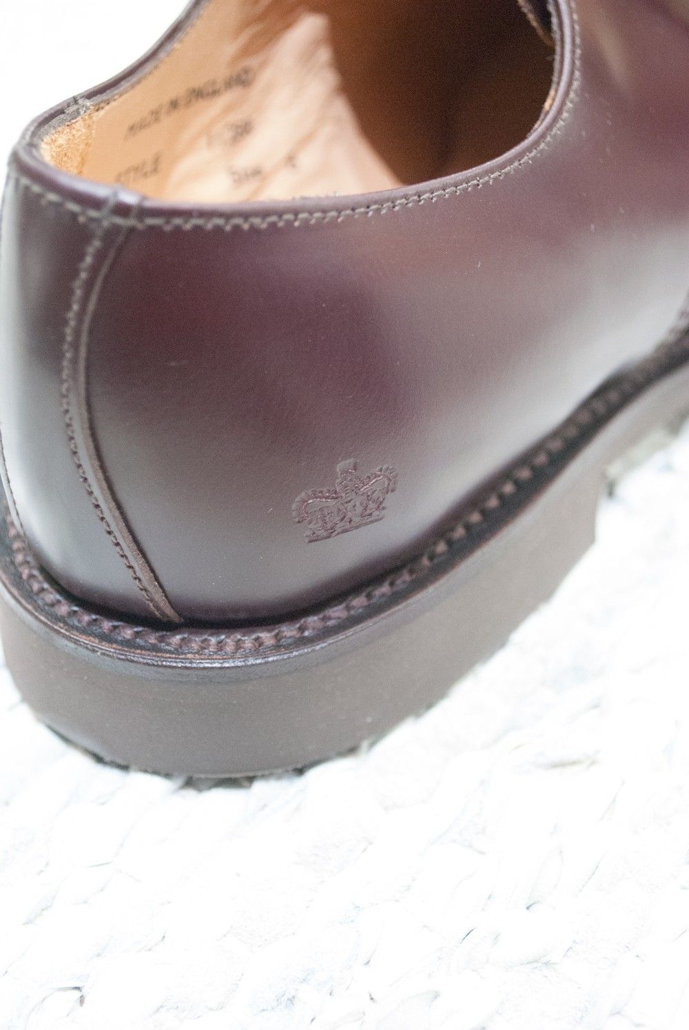 【ラスト1点】【定番人気】Military Derby Shoe(BURGUNDY)【No.1128】