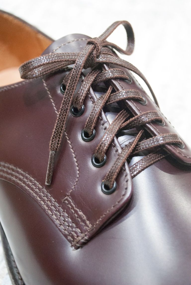 SANDERS 【ラスト1点】【定番人気】Military Derby Shoe(BURGUNDY)【No.1128】 Salty