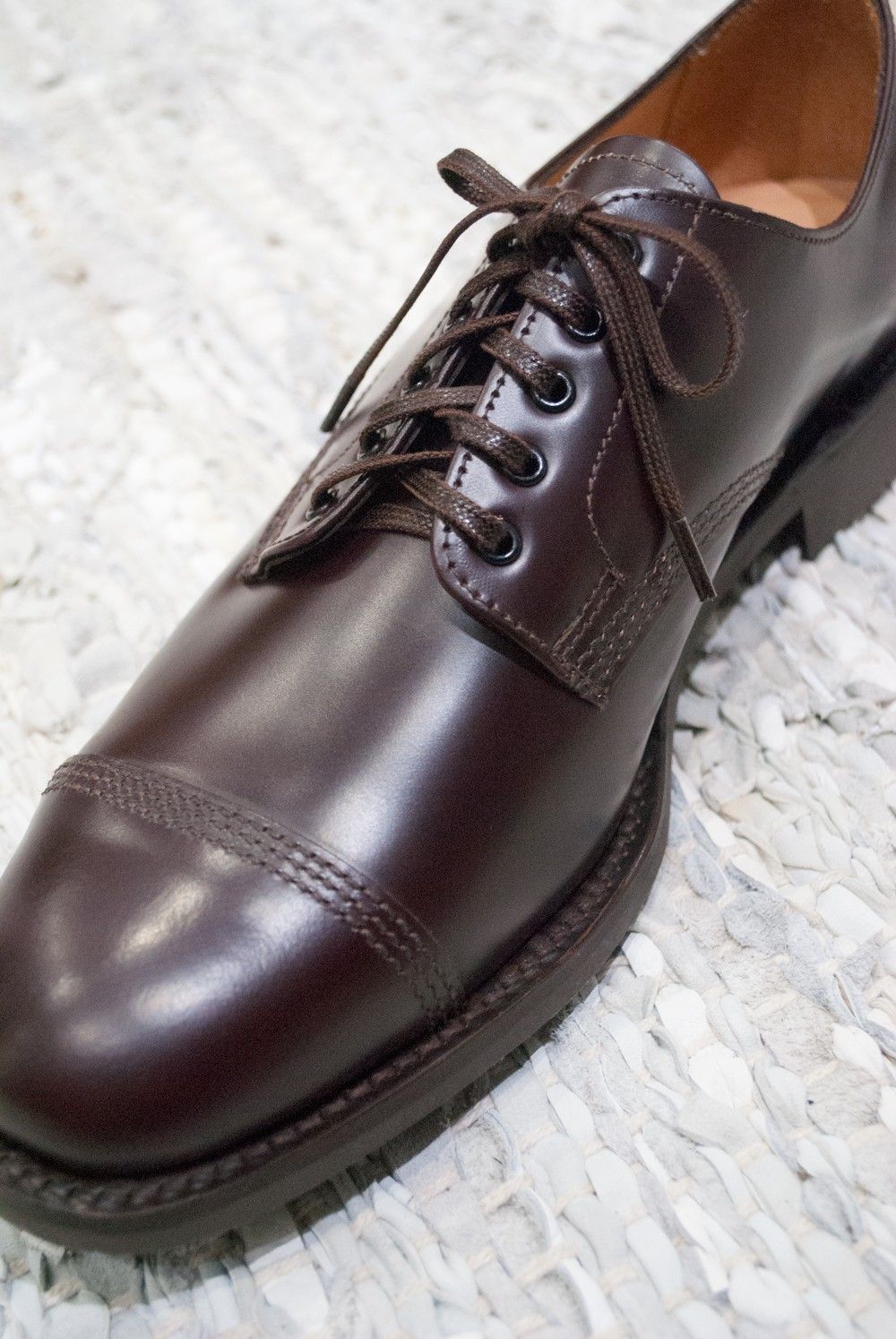 SANDERS - 【ラスト1点】【定番人気】Military Derby Shoe(BURGUNDY