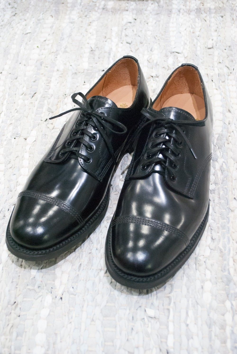 SANDERS - 【定番人気】Military Derby Shoe(BLACK)【No.1128】 | Salty