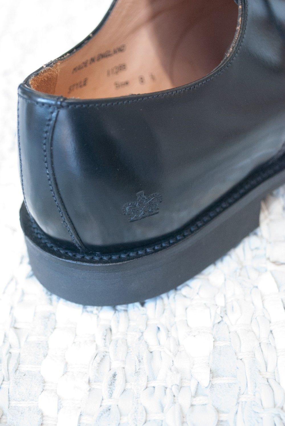 【定番人気】Military Derby Shoe(BLACK)【No.1128】