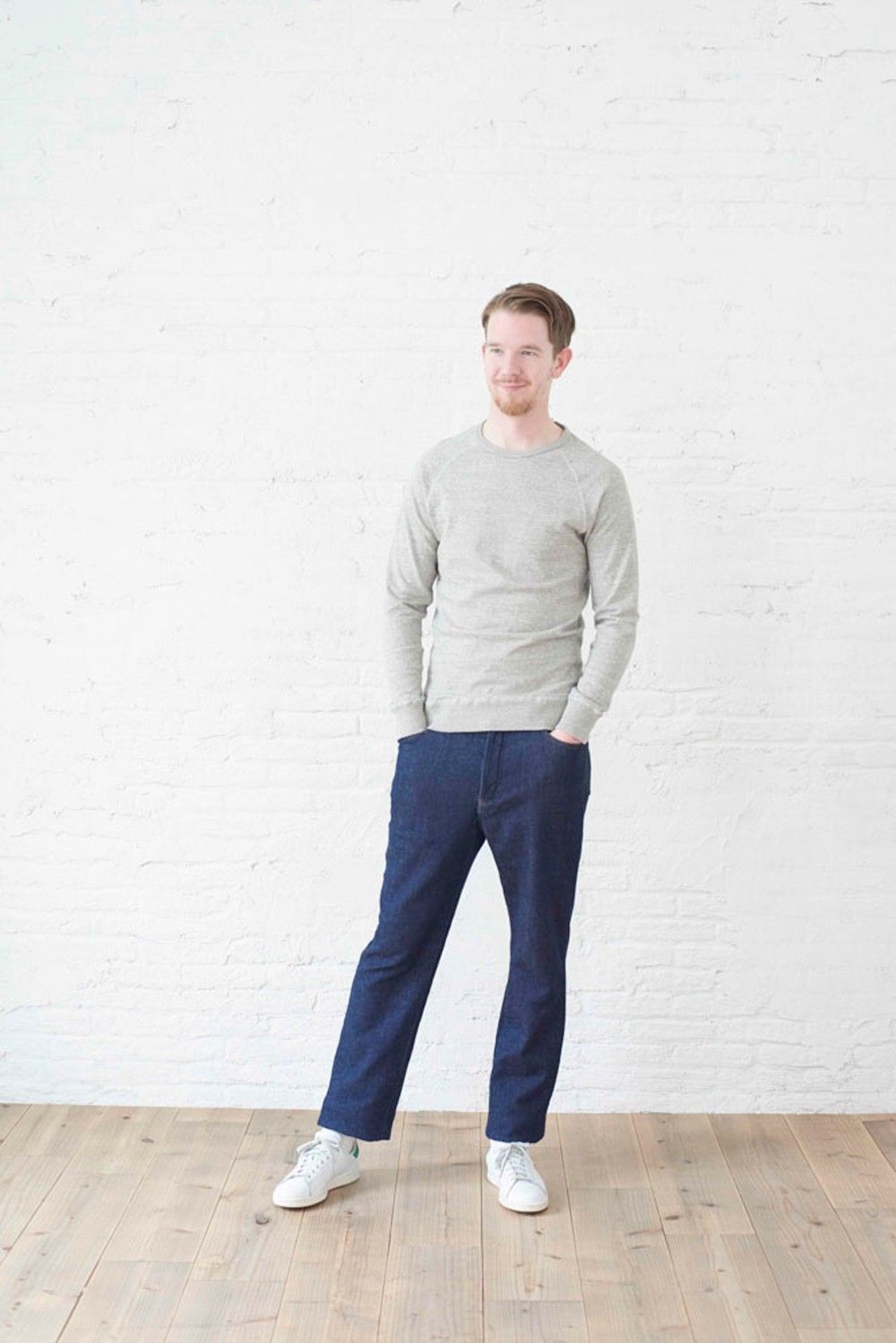【定番人気】Crew Neck Sweat/クルーネックスウェット(LIGHT GRAY)