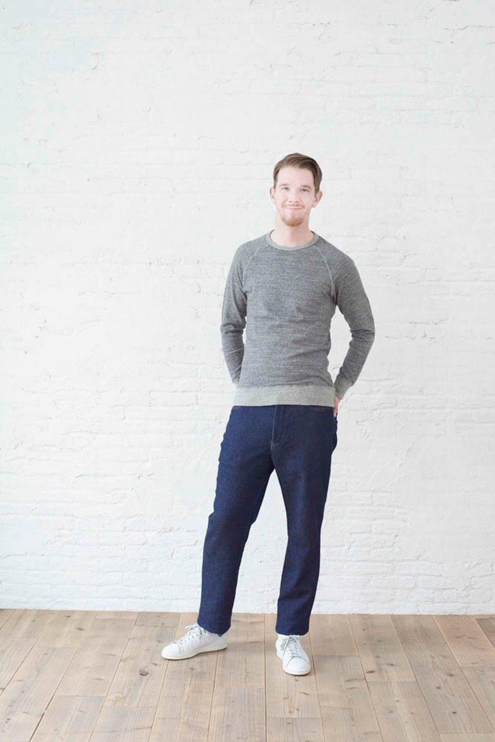 【定番人気】Crew Neck Sweat/クルーネックスウェット(CHARCOAL)